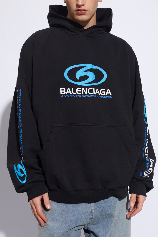 printed hoodie Balenciaga - T-Shirt mangas curtas Lalupa